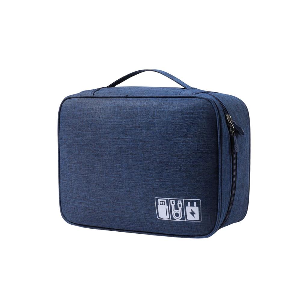 Large,Capacity Multi,compartment Organizer Bag For Cables, Travel Use