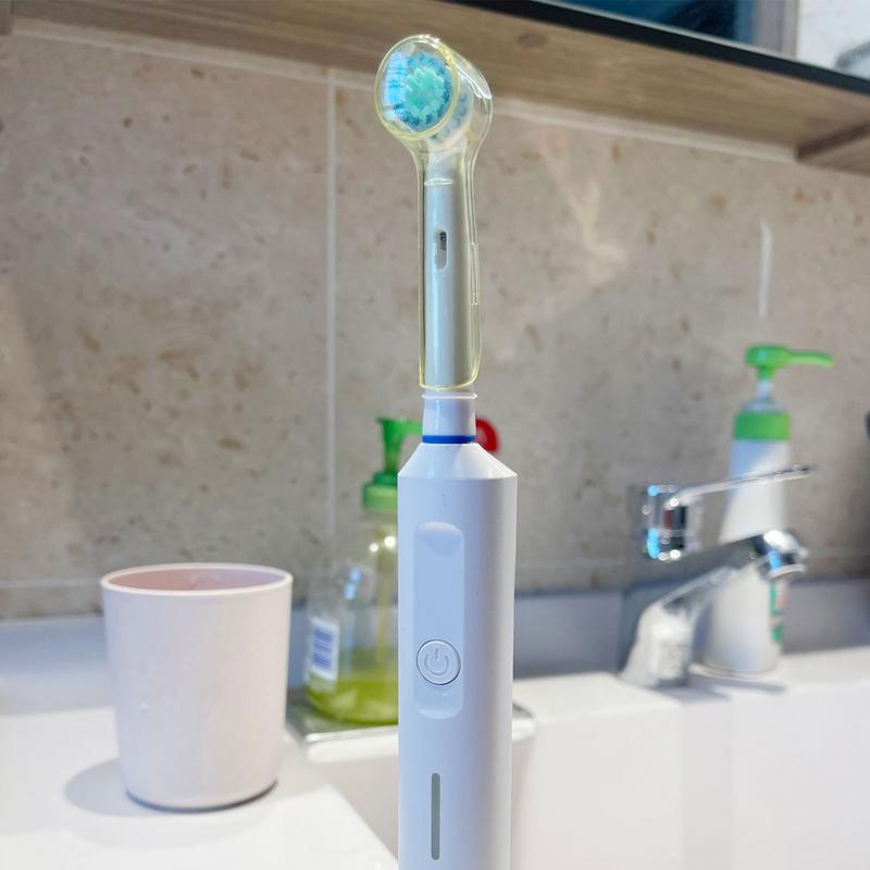 Toothbrush Dustproof Covers Caps Compatible With Braun Oral Electric Toothbrush Round Replacement Brush Heads Series Protector