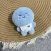 Idol K-Pop Blue Plush Toy Keychain Cute Toy Pendant Soft Fluffy Unique Expression Plush Merchandise Gifts Fan Goods