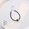 Niche Design Cat Shell Adjustable Bracelet Black crystal semi-precious stone fine luxury women's bracelet