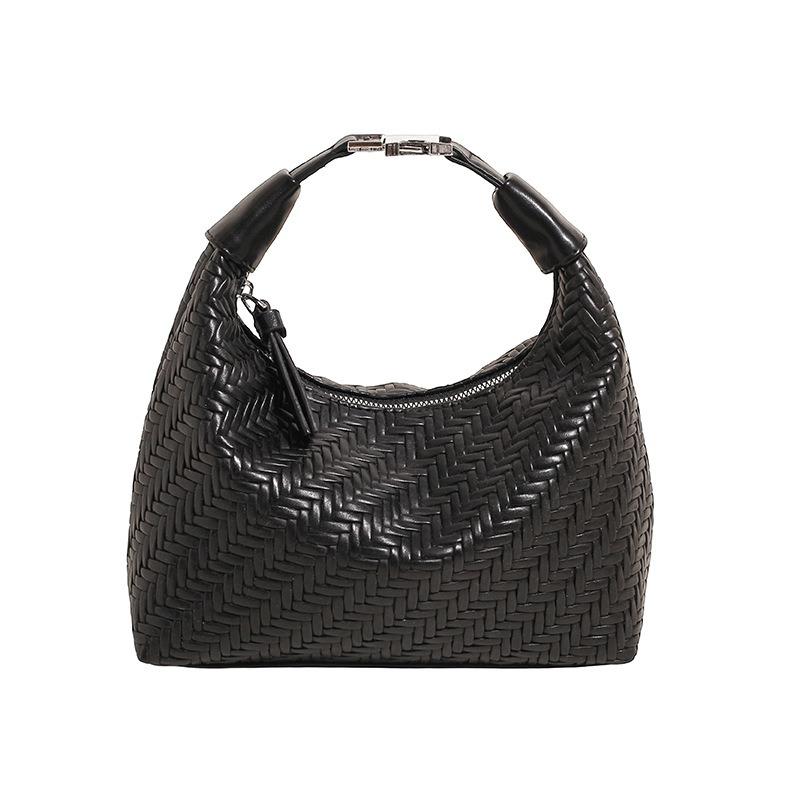 Premium Retro Large-capacity Portable Messenger Bag Bag Women's New Trendy Woven Tote Bag Versatile Shoulder Bag