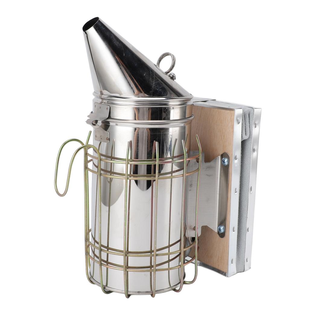 Beehive Smoker Stainless Steel   Wood Bee Smoker Beekeeping Equipment with Filter for Beekeeper Tool