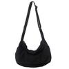 Dames Canvas Messenger Bag Grote Capaciteit Effen Kleur Vrijetijd Schoudertassen Reistassen Multifunctionele Studenten Crossbody Tas Postbode Tas Tote Bag