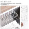 Rust Resistant Sponge Holder Stainless Steel Kitchen Drying Rack Sink Organizer  Kitchen Sink