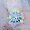 Glow Flash Cartoon Hedgehog Fidget Toys Hedgehog Glow Flash Ball Ball Kids Toy Squeeze Balls