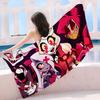 HazbinS H-Hotels Beach Towel Colorful Bath Towels For Girl Microfiber Quick Dry Sand Free Beach Yoga Spa Gym Pool