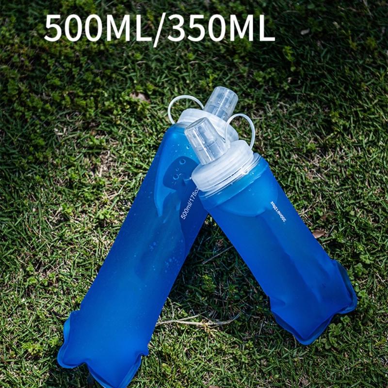 Outdoor Water Hydrations Bottle Soft Flasks Running Light Weight Water Bottle Folding Water Bottle for Outdoor Sport