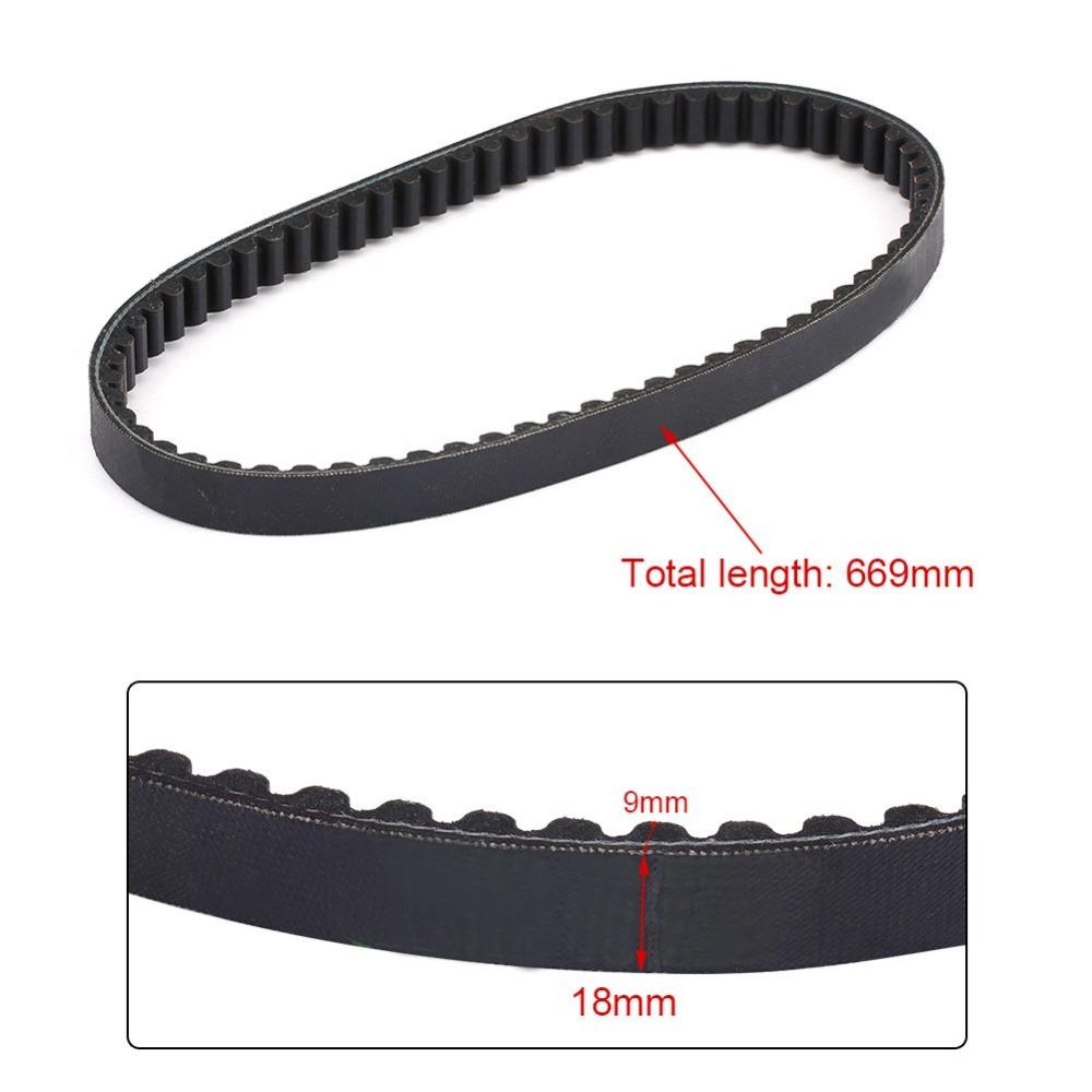669-18-30 Transmission Belt for GY6,/QMB/QMA 139/4 Stroke Engines Power Transmission Fix
