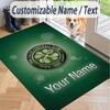 Custom Text Printed Rug Celtic FC Non Slip Floor Carpet For Home Room Decor