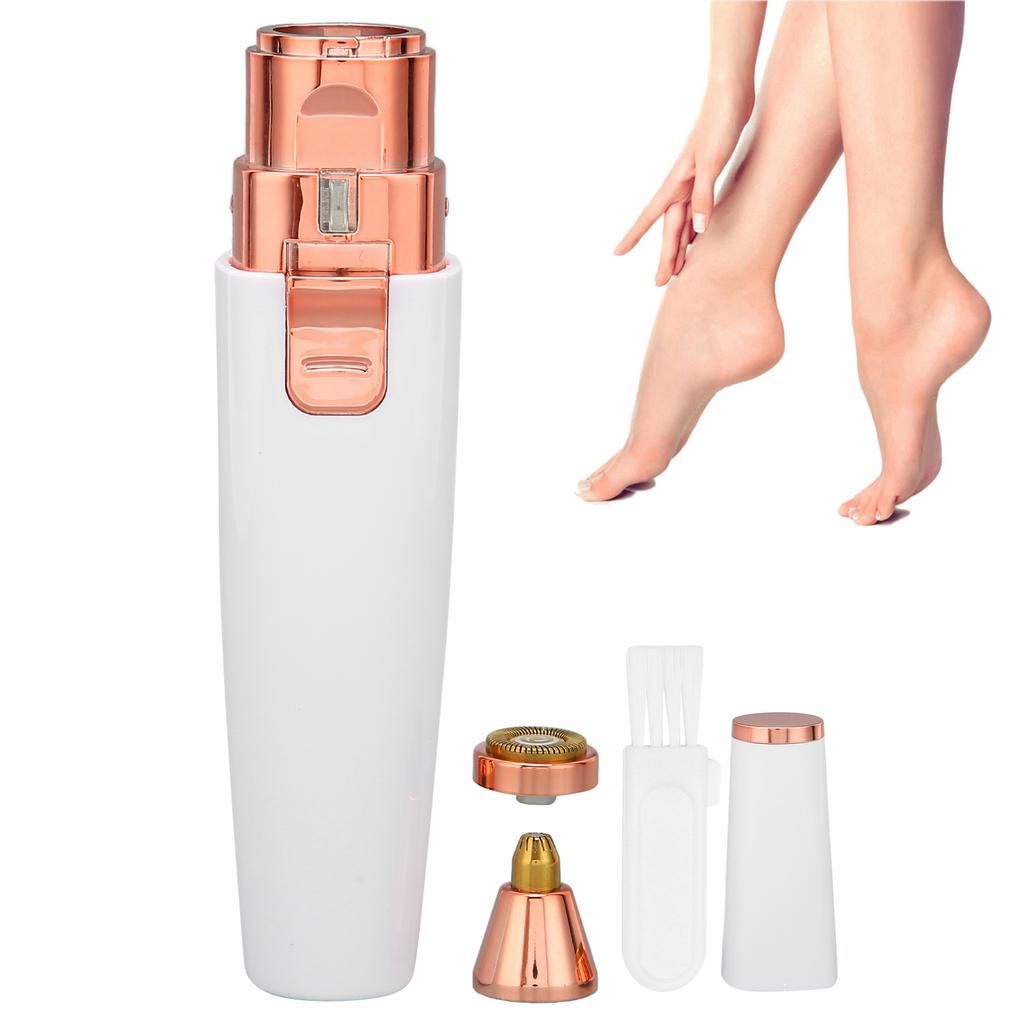 Multifunctional Hair Remover 2 In 1 Eyebrows Facial Hair Remover Trimmer Painless Lipstick Shaver