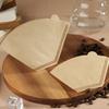 100pcs Disposable Paper Coffee Filter 1-4 Cups Wood Pulp Drip Paper Cone Coffee Strainer Bag Pour Over Household Accessories
