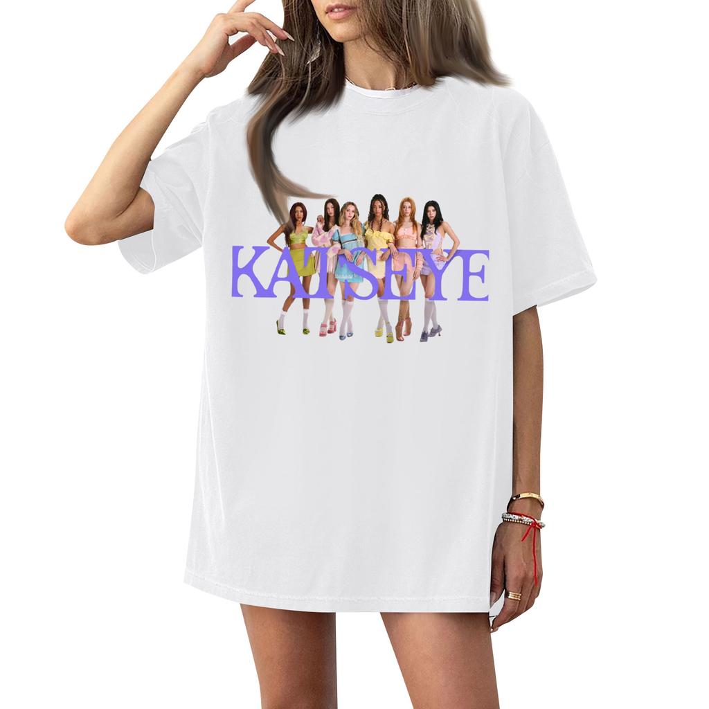 Women's Round Neck Printed Short-sleeved T-shirt Top