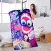 Anime The Amazing Digital Circus Vintage Bath Towel Microfiber Soft Water Absorbing Breathable For Girl Kids Decorative Towel