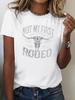 Skull Rodeo Graphic T-shirt