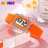 Square watch, electronic watch, student model, high-value watch, waterproof luminous watch.