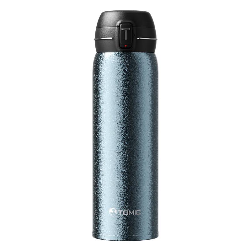 TOMIC 500ml Pure Titanium Pop-Up Lid Insulated Bottle