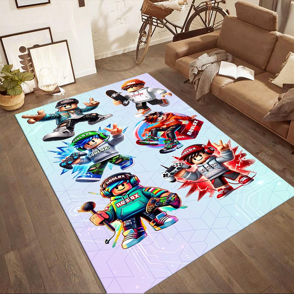 Roblox 50 Floor Mat Perfect for Bedrooms Game Room Dining Room Living Rooms Antislip Carpet Decorate Offices