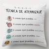 1Pc Spanish 5-4-3-2-1 Grounding Technique Pillow Cover, Polyester 2D Double Sided Print Cushion Case, Mental Health Throw Pillow