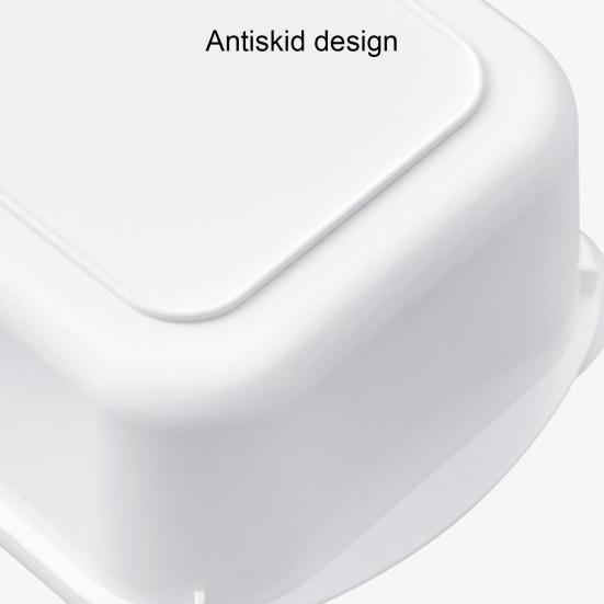 Stackable Rectangular Food Grade Plastic Storage Containers with Lids for Fresh-Keeping