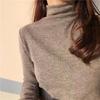 YYFS Women's Fashion Casual Spring Autumn Solid Color Print Long Sleeve Half Turtleneck Blouses & Shirts