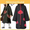 Elegante Traje de Cosplay Naruto Akatsuki Uchiha Itachi Robe Manto Para Fãs
