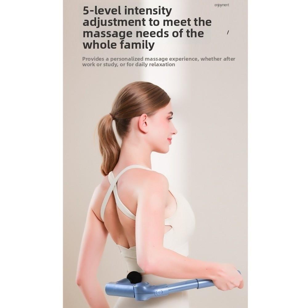 4 Massage Heads Handheld Back Massage Device for 7.4V1200mAh for Full-body Muscles