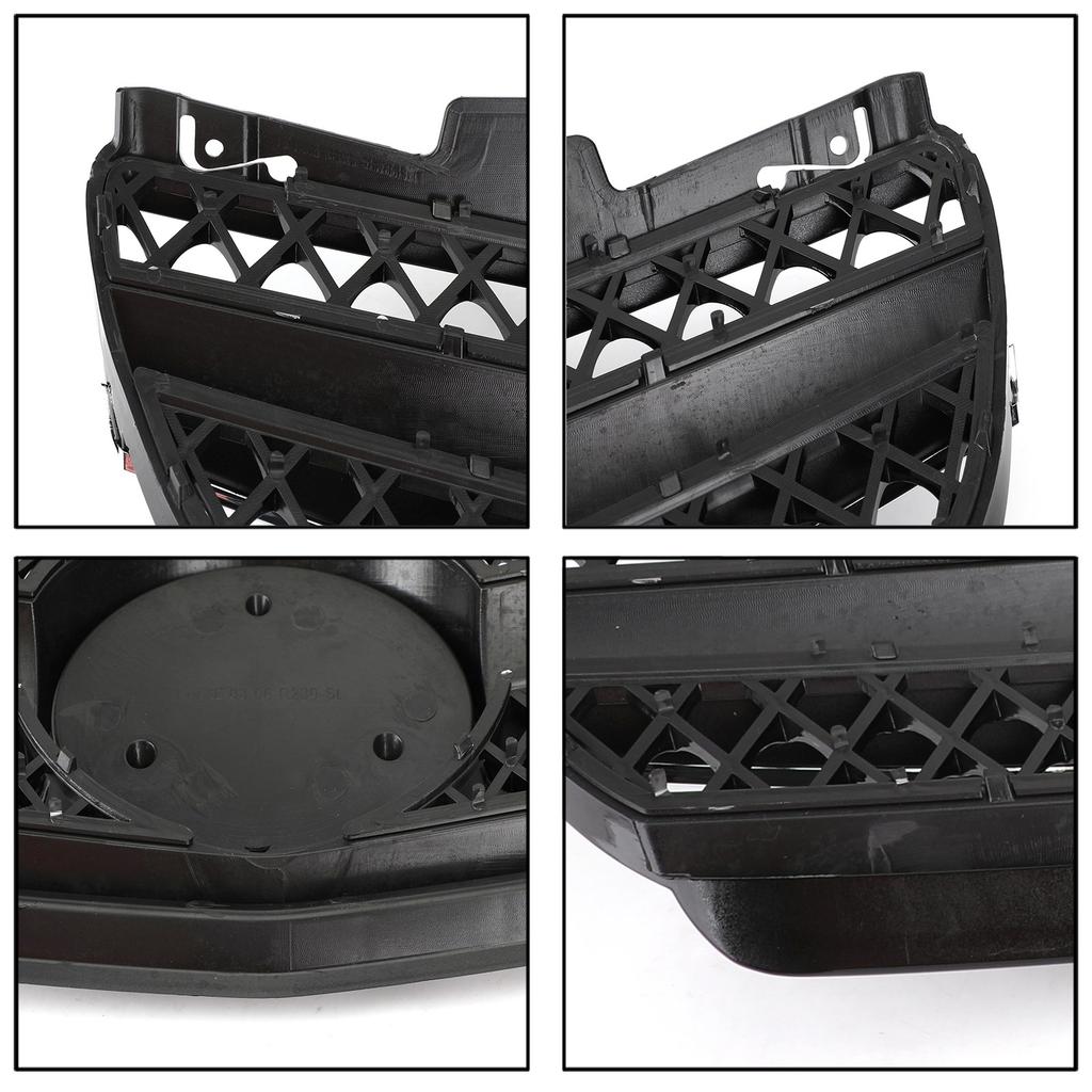 Front Bumper Grill Grille Fit Mercedes R230 SL500 SL600 2003-2006 1 Fin Star