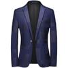 Men's 2022 Casual Jacquard Large Suit: Slim Wedding, Nightclub, Hairdresser Jacket