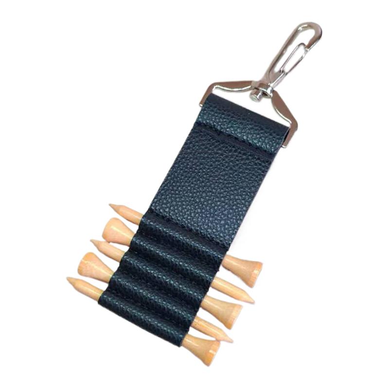 

Colorful Golf Hang Gloves with Magic Tape Double Sided Tee Holder Clip Portable Outdoor Hanging Tees Golf Accessories чёрный