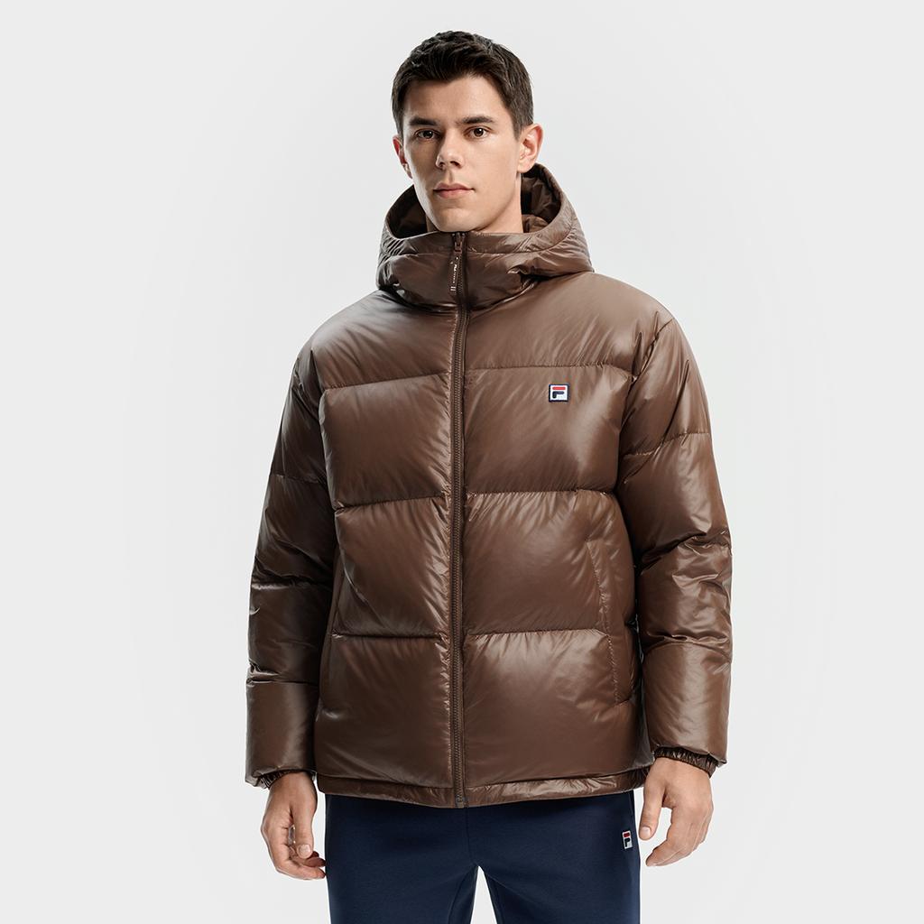 Fila Tennis Reversible Fashionable Classic Retro Versatile Casual Sports Comfortable Warm Hooded Down Jacket Men Outerwear A11M543906FBN