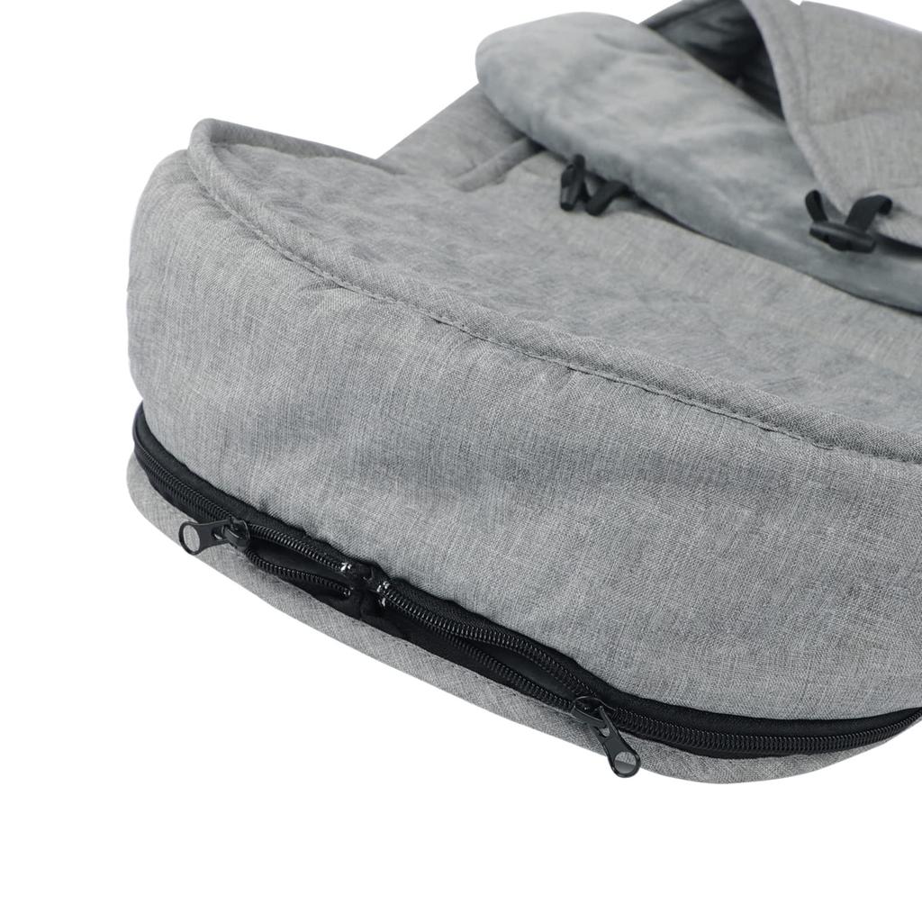 Stroller Footmuff Cushion, 2-Way Sleeping Bag, Thick, Warm, Windproof, Cold-Resistant, Non-Slip, Belt Holes, Easy Installation, Adjustable, Zipper Clo