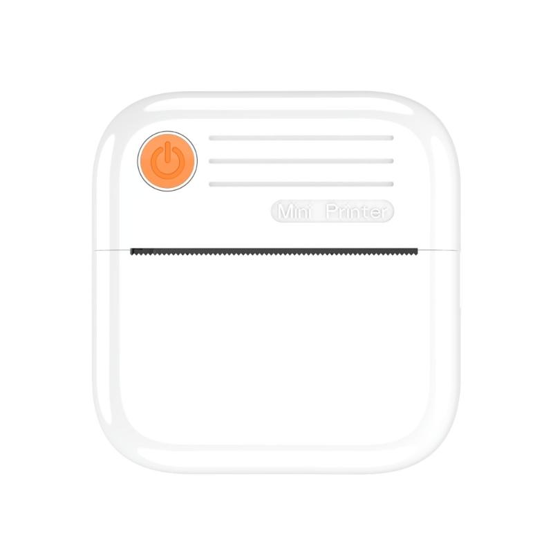 Mini Thermals Label Maker For Children Cordless Bluetooth-compatible Printing 200DPI Resolution Safe 45 Degree Tear Line Rechargeable Type C