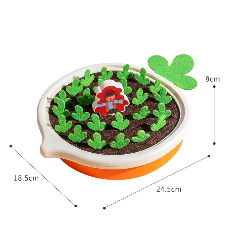 Educational Pull Radish Toy for Toddlers: Fine Motor Skill Builder for Ages 1-2