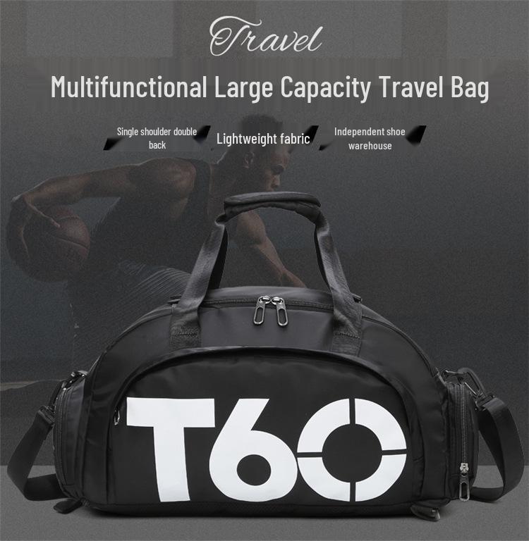 Large Waterproof Travel Bag with Wet/Dry Separation for Sports, Yoga, Swimming, Fitness, Student or Business Trips