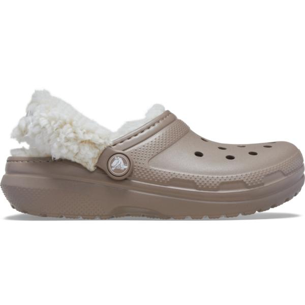 Crocs Classic Fleece Lined Clog Kids Mushroom 212856 195
