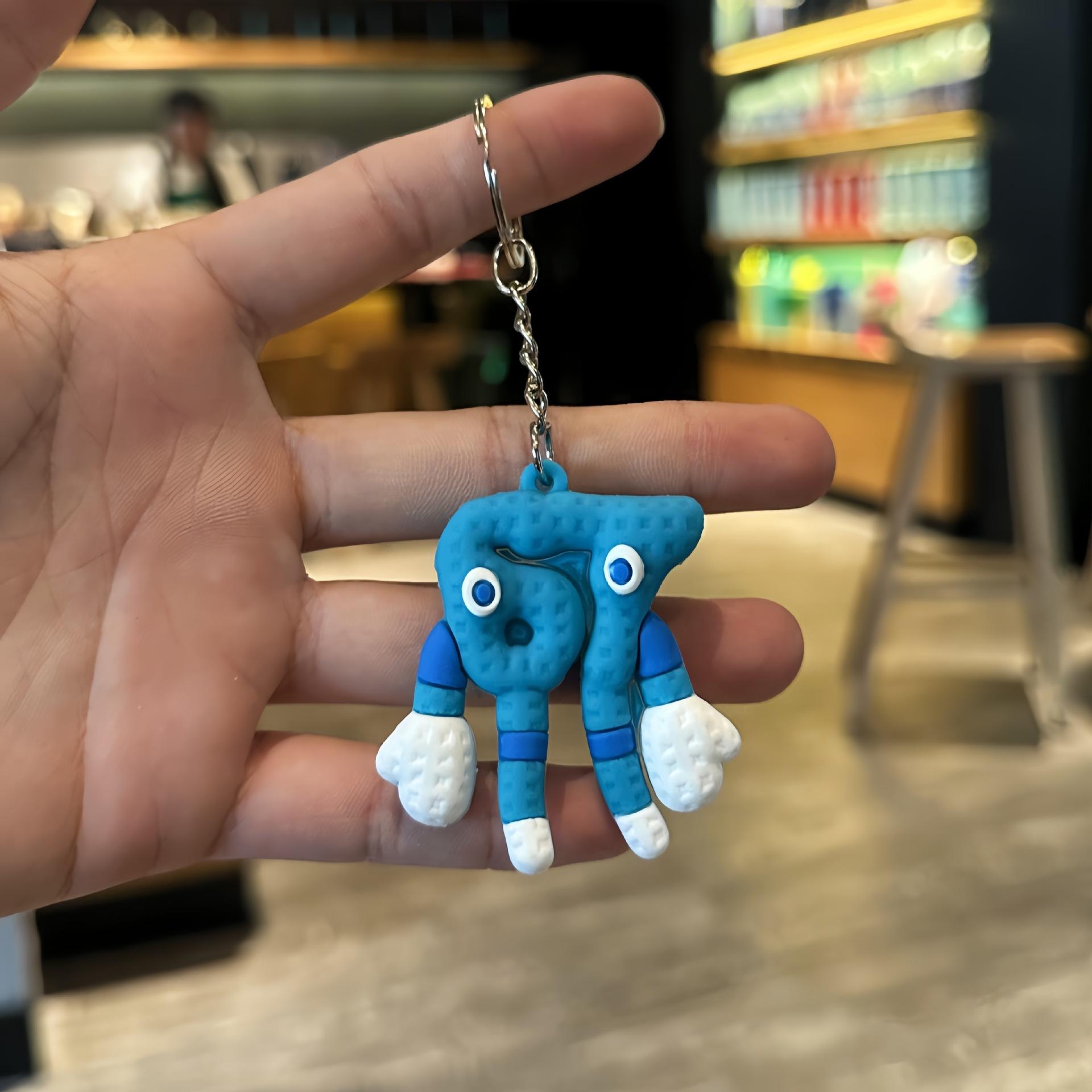 2026 Anime STEAL A BRAINROT Blauw 67 sahur Sleutelhanger Schattig Nee. 67 Sleutelhanger Hanger Game Omgeving Blauw Nee. 67 Speelgoed Verjaardagscadeaus black