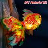 Traditional Paper Lamp Kit Handmade Mid Autumn Craft Goldfish Lantern DIY  Autumn
