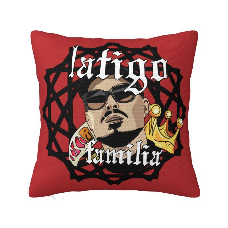 Vintage Rapper Dellafuente Bootleg Throw Pillow Case cm Decor Home Cushion Cover Square Polyester Pillowcase