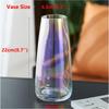 Transparent Aurora Illusion Glass Vase Flower Arrangement Vase Tabletop Vase Home Decoration Vase Perfect Gift for Wedding