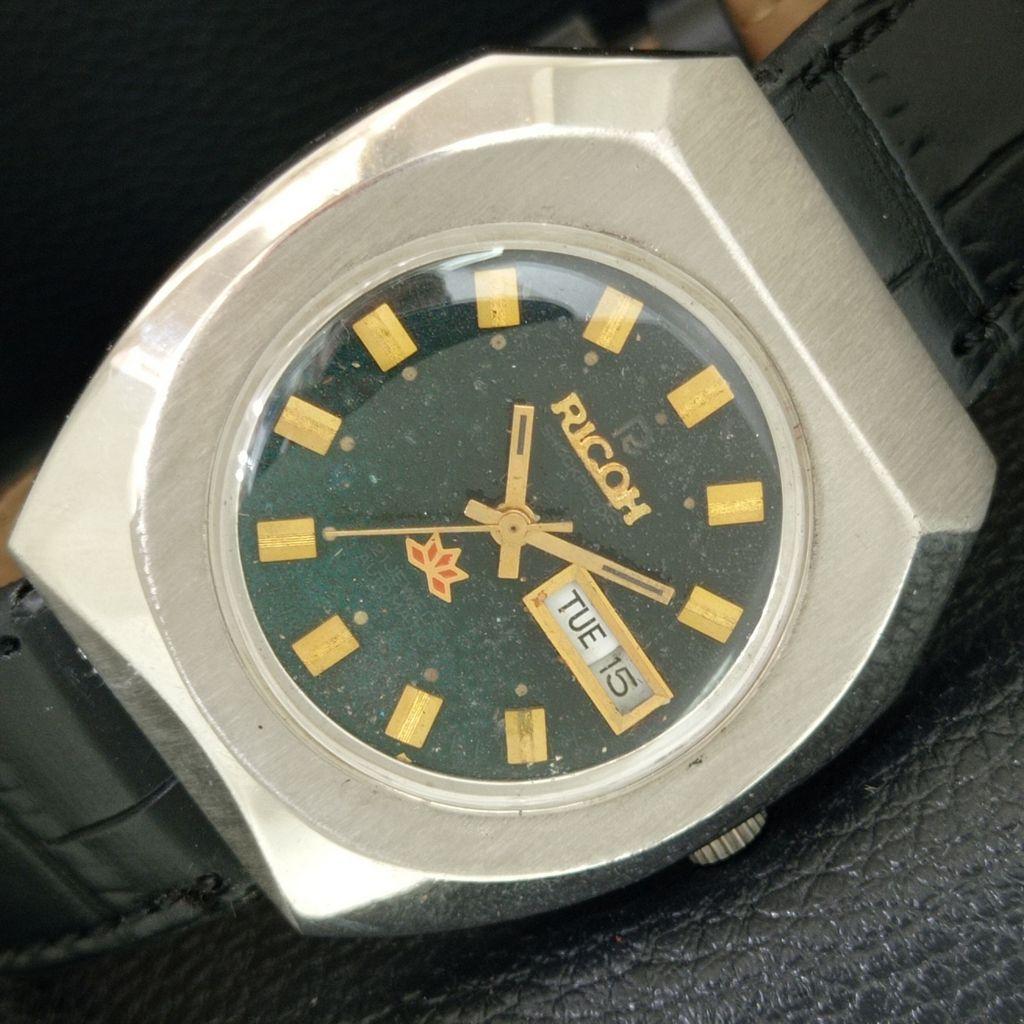 

VINTAGE RICOH R31 AUTOMATIC JAPAN MENS ORIGINAL DIAL WATCH a708002-1