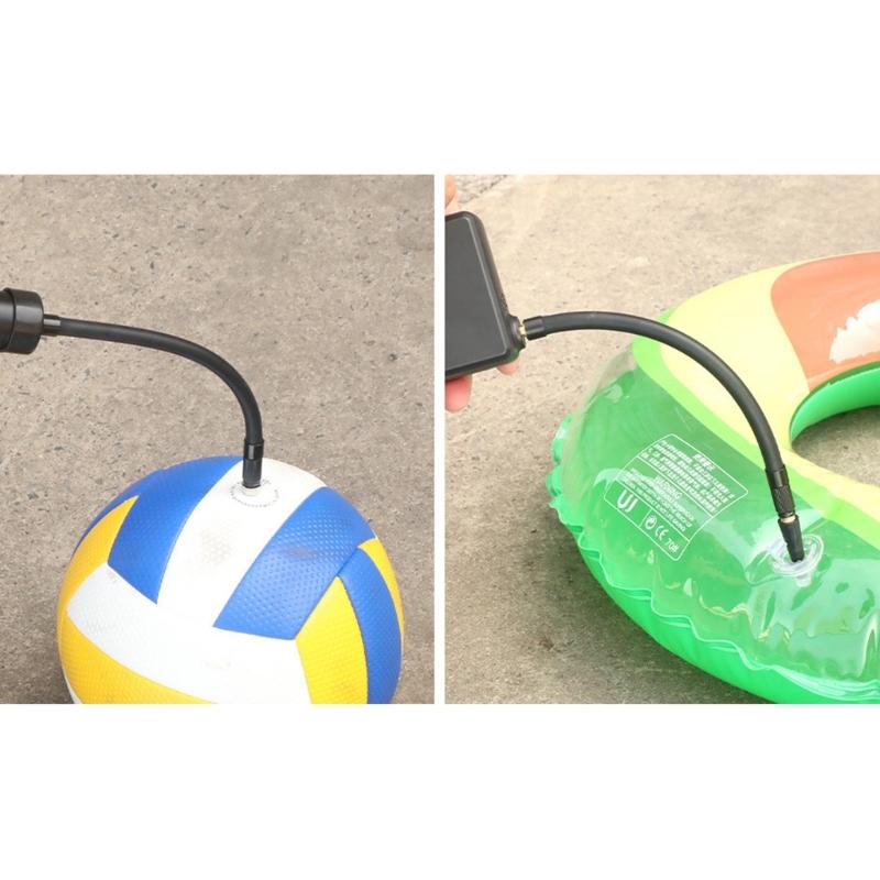 Car Tire Air Inflat Extension Hose Locking Air Chucks Standard Tire Valves Fine Thread Tyre Inflation Tube Adapter