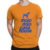 Vintage Mojo T-Shirt for Men O Neck 100% Cotton T Shirt M-Mojo Dojo Casa Houses Short Sleeve Tee Shirt Summer Clothing