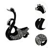 Swan Statues Rack Delicate Porcelain Sculpture Ornament for Car Shelf Decoraccents