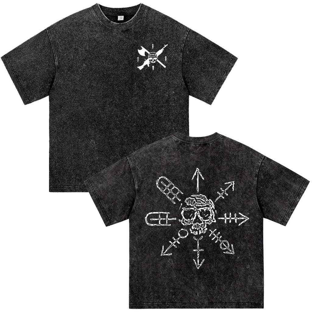 Forward Observations Group Medium Guns Pin Up Vintage Washed Tshirts Unisexs Unisex Fashion Gothic Short Sleeve T Shirt Streetwear