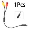 1pcs Car Backup Reverse Camera 4-Pin-Male To CVBS Female Connector-Wire Harness 58.5cm/23inch  In-Car-Technology