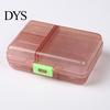 Pill Box Reusable Anti-crack Separated Moisture-proof Classified Store Pills Transparent Double-layer with Lid Medicine for Travel