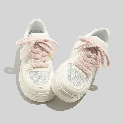 Gaas 22 nieuwe zomer dunne met rok ademende casual platform witte board schoenen