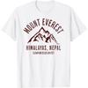 Mount Everest Himalayas Nepal Mountains Climbing T-Shirt(1)