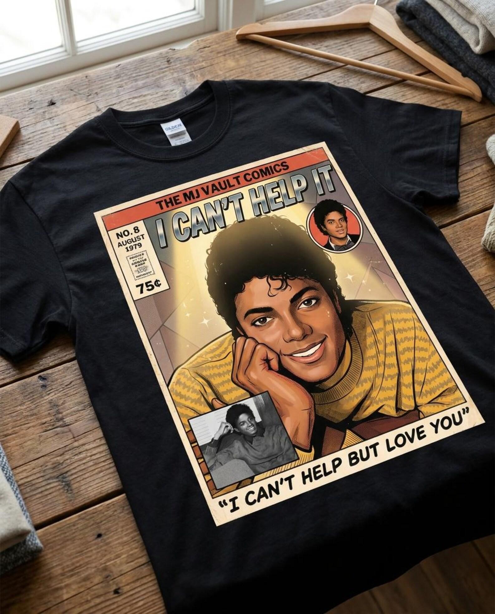Michael Jackson Off The Wall Comic Book Tee | I Can t Help It MJ T-Shirt 4XL