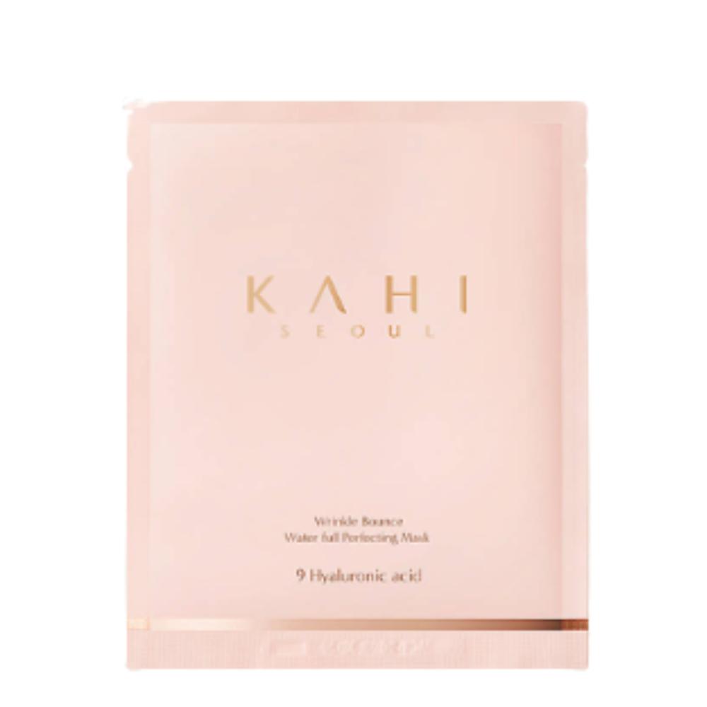 KAHI / Wrinkle Bounce Water Full Perfecting Mask / 35g x 1EA (or 3EA / 6EA) / Intense Hydration & Collagen Boosting / Made in Korea